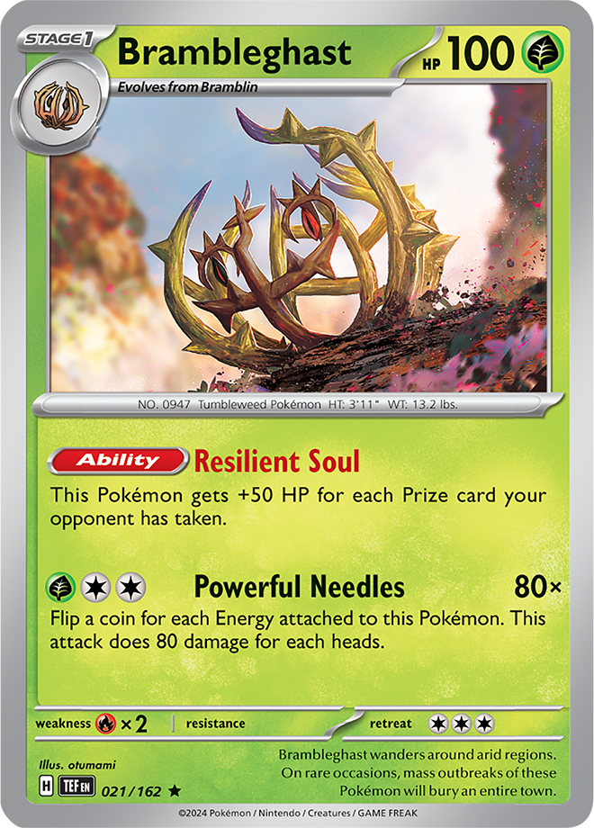Brambleghast 021/162 - Holo - Temporal Forces - Rare