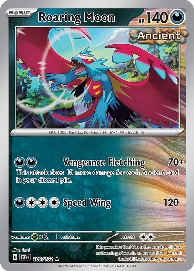 Roaring Moon 109/162 - Holo - Temporal Forces