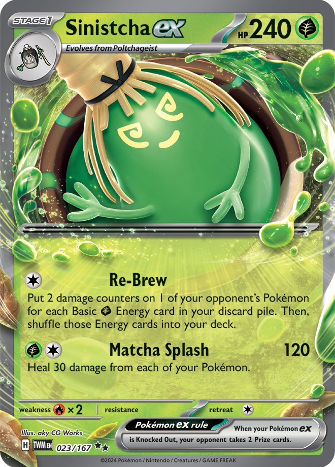 Sinistcha Ex 024/167 - Twilight Masquerade - Double Rare