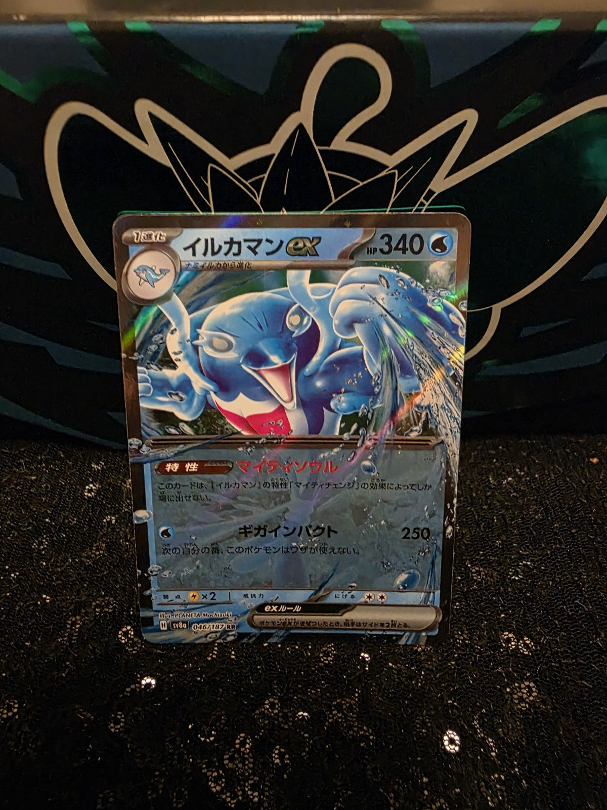 Palafin EX RR 046/187 Terastal Festival SV8a Pokemon Card Japanese Edition