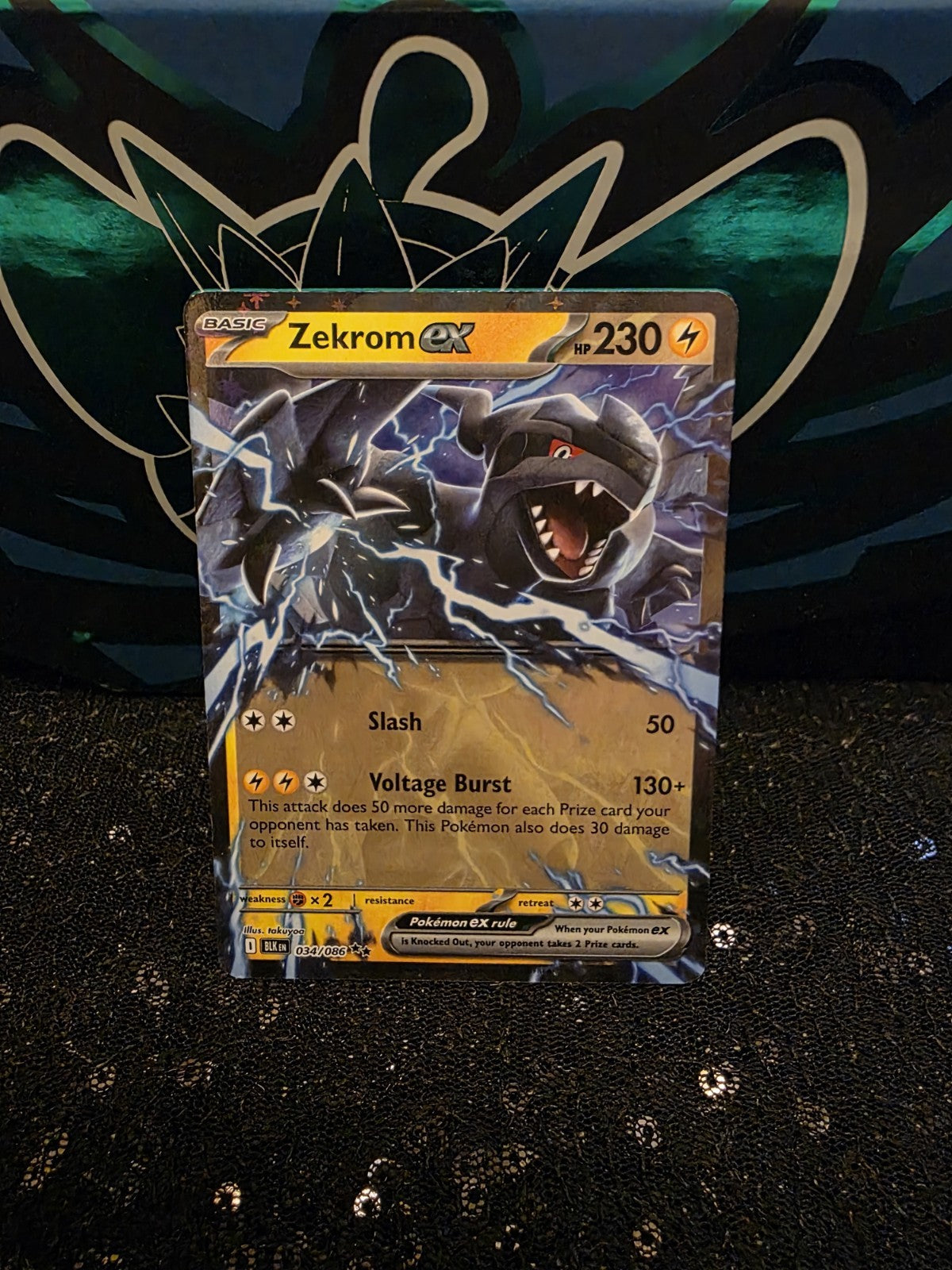 Zekrom EX 034/086 Black Bolt - Double Rare