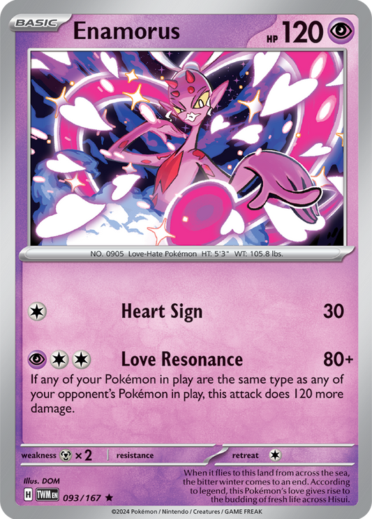 Enamorus 093/167 - Holo - Twilight Masquerade - Rare