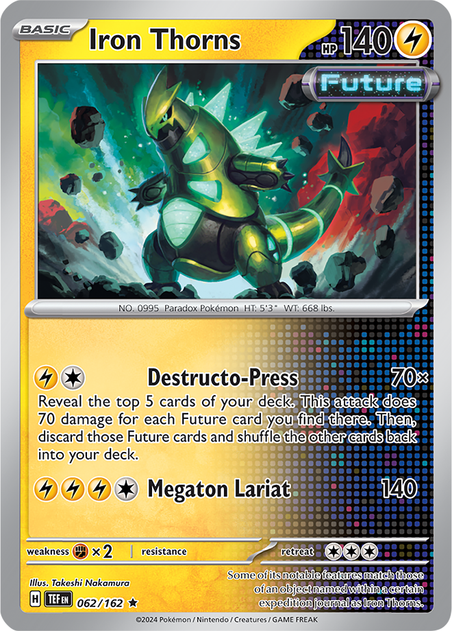 Iron Thorns 062/162 - Holo - Temporal Forces - Rare