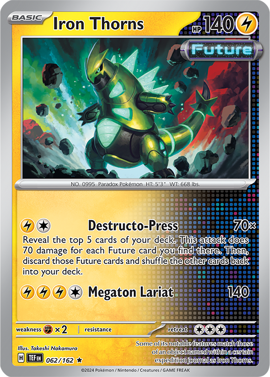 Iron Thorns 062/162 - Holo - Temporal Forces - Rare