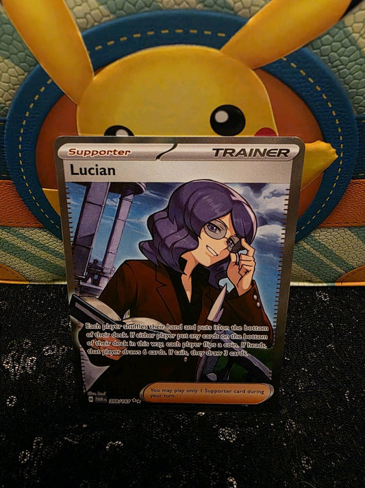Lucian 208/167 Twilight Masquerade Full Art Pokemon Trading Card Near Mint