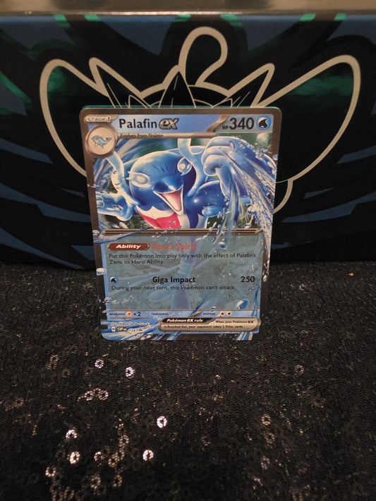 Palafin EX  Pokémon SVP126 Scarlet and Violet Black Star Promo Jumbo - M/NM