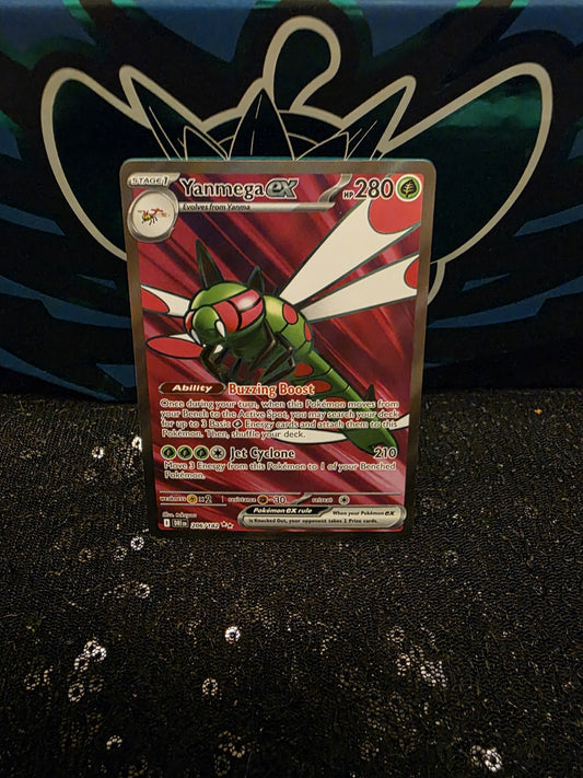 Yanmega ex 206/182 Sv10: Destined Rivals Full Art Ultra Rare Pokemon TCG