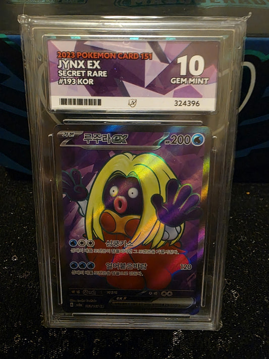 Jynx ex - 193/165 - SR - Pokemon Korean 151 - Ace GM 10