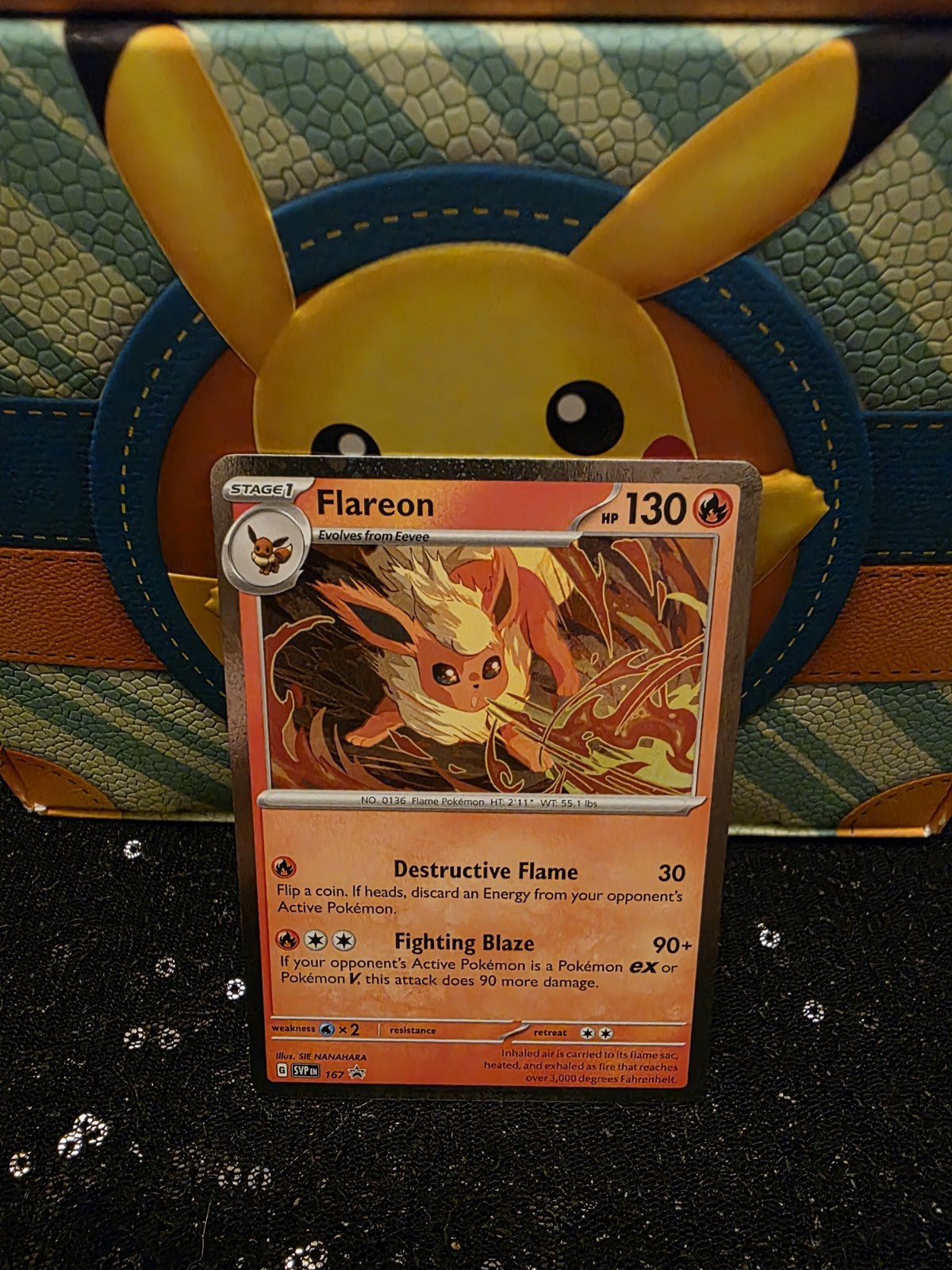 Flareon SVP 167 Black Star Promo Prismatic Evolutions Pokémon Card NM