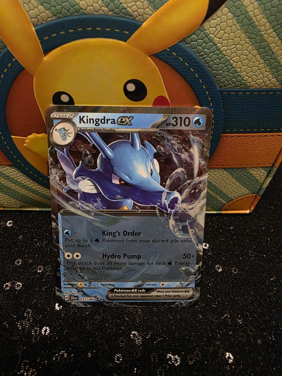 Kingdra Ex - 012/064 - Shrouded Fable - Holo Double Rare - Pokémon TCG